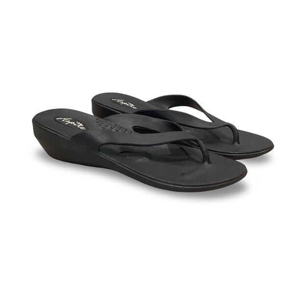 OKABASHI Womens Lakeside Thong Flip Flop Sandals - Picture 1 of 9